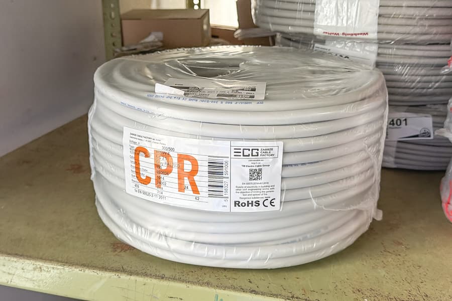 Rolle Mantelleitung YMM H05VV-F 5G2,5 HGR, 100 m